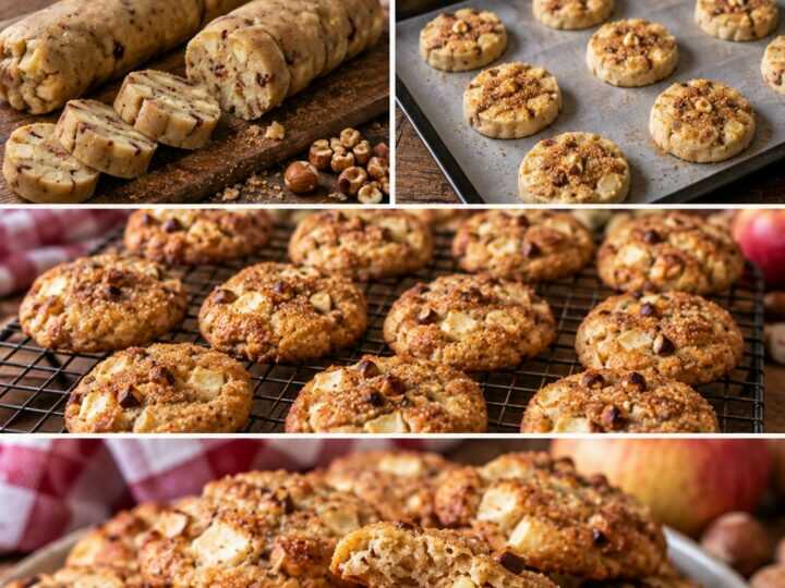 Biscotti Croccanti alle Mele con Nocciole e Zucchero di Canna – Trentino-Alto Adige