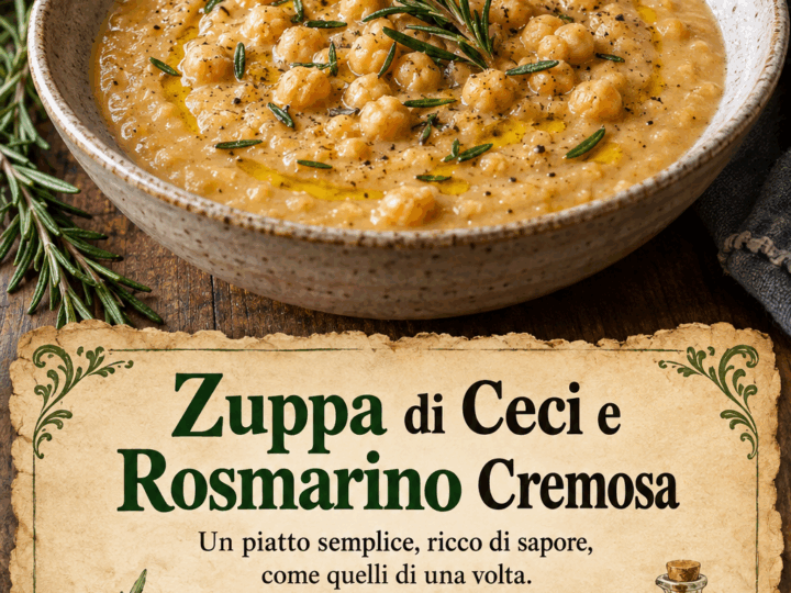 Zuppa di Ceci e Rosmarino Cremosa