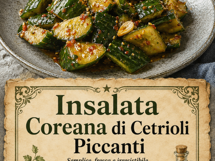 Insalata Coreana di Cetrioli Piccanti