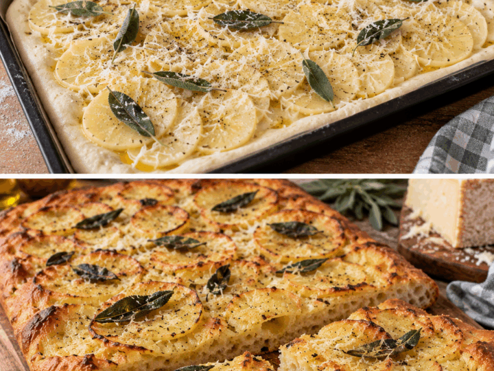 Schiacciata con Patate, Salvia e Pecorino Toscano – Toscana
