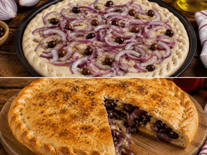 Pitta Calabrese con Cipolla Rossa e Olive – Calabria