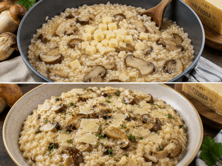 Risotto ai Funghi Porcini e Formaggio di Fossa – Emilia-Romagna