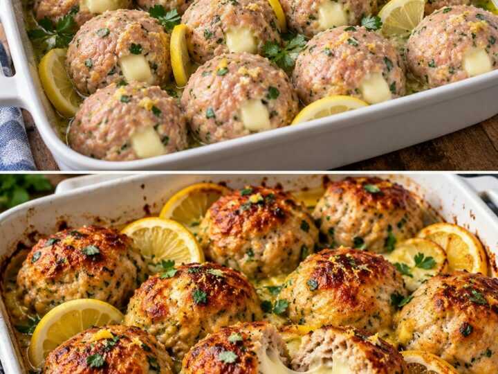 Polpette di Tacchino al Limone con Cuore di Scamorza