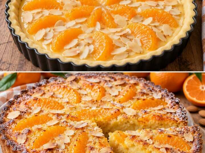 Crostata Morbida alle Mandorle con Crema di Mandarino