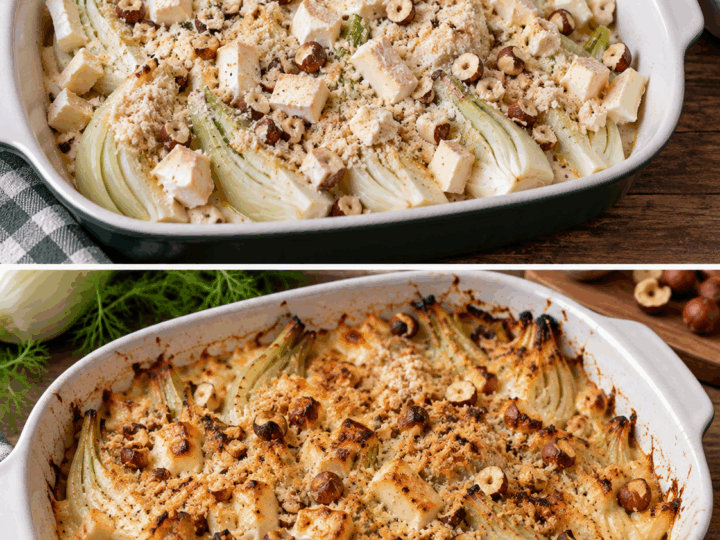 Finocchi Gratinati con Taleggio e Nocciole – Lombardia