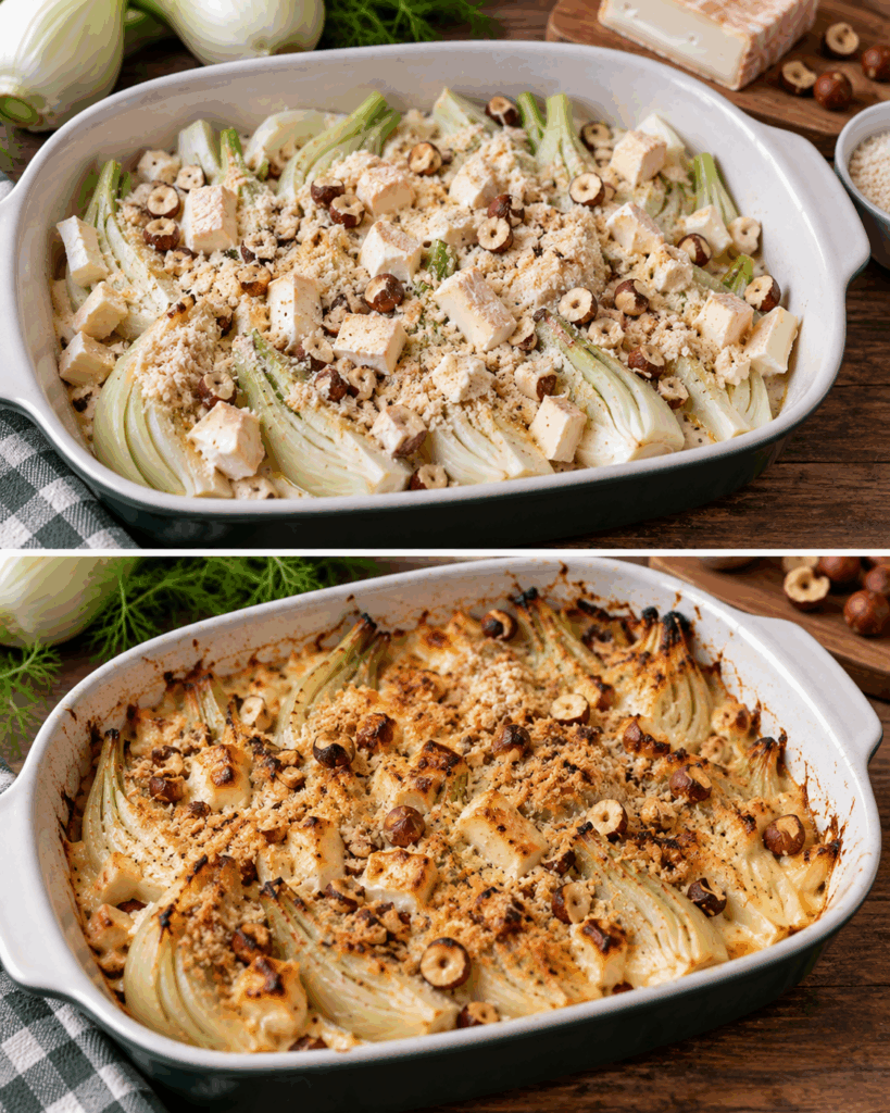 Finocchi Gratinati con Taleggio e Nocciole – Lombardia