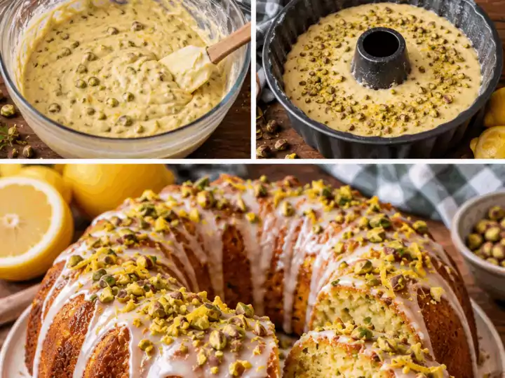 Ciambella al Limone, Yogurt e Pistacchi – Sicilia