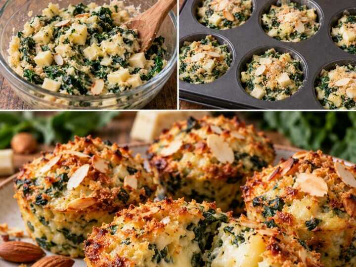 Tortini di Bietole con Scamorza Affumicata e Mandorle – Puglia
