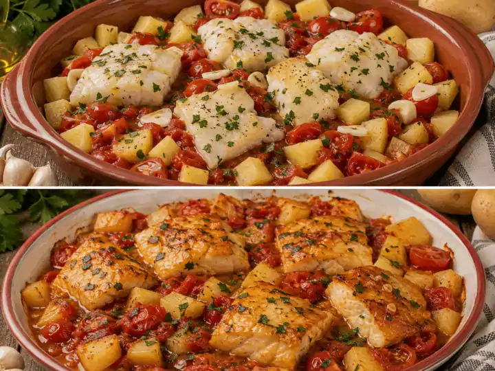 Baccalà alla Perugina con Patate e Pomodoro – Umbria