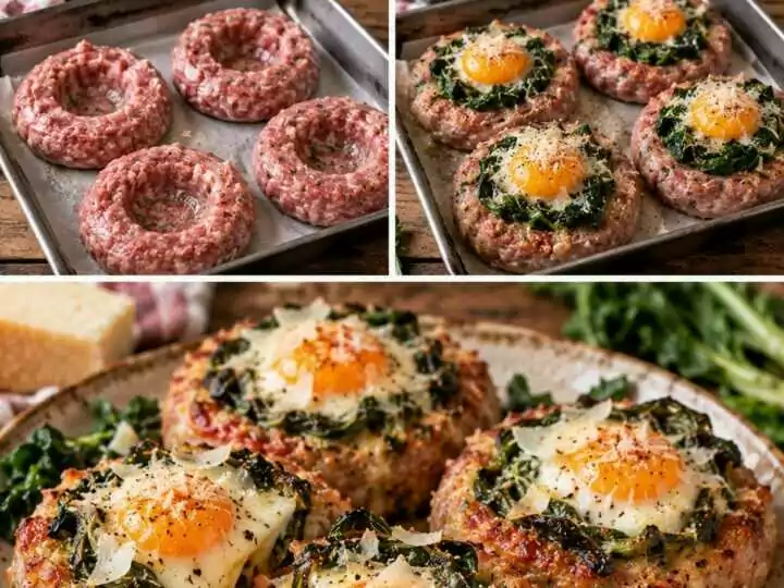 Nidi di Salsiccia con Uova, Pecorino e Cicoria Croccante – Umbria