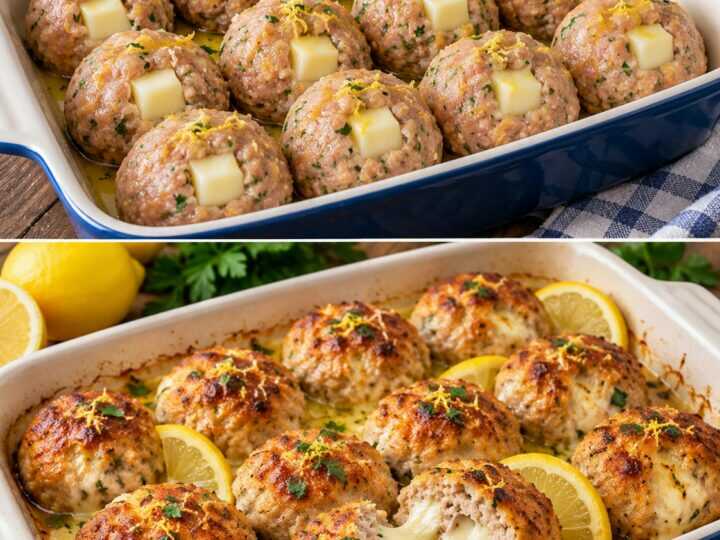 Polpette di Tacchino al Limone con Cuore di Scamorza