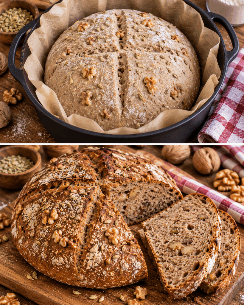 Pane di Segale con Noci e Semi di Finocchio – Trentino-Alto Adige