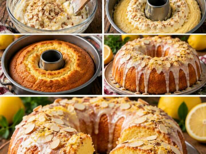 Ciambella al Limone con Cuore Cremoso di Mascarpone e Mandorle – Campania
