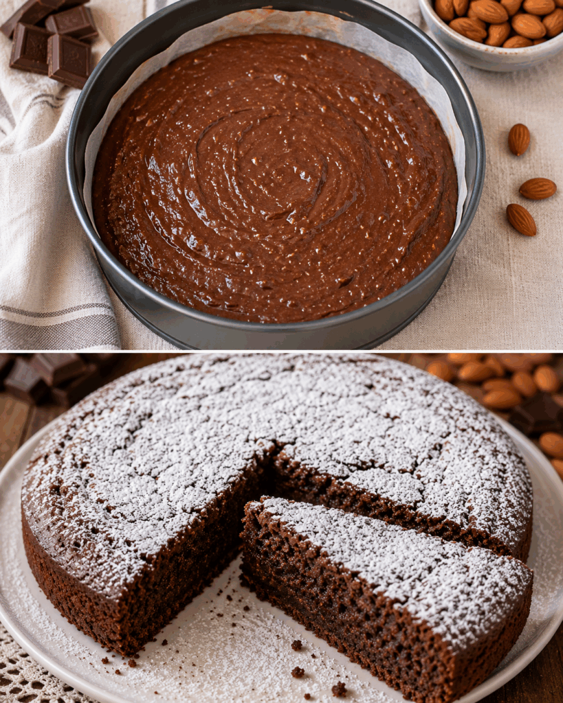 Torta Caprese al Cioccolato e Mandorle – Campania