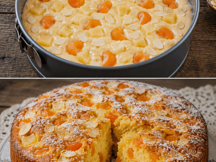 Torta Donizetti con Albicocche e Ananas Canditi – Lombardia