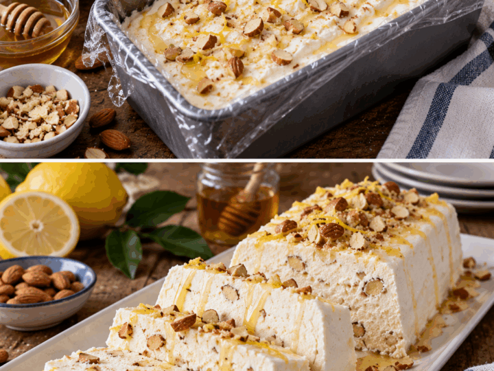 Semifreddo alla Ricotta con Miele, Mandorle e Limone – Sardegna