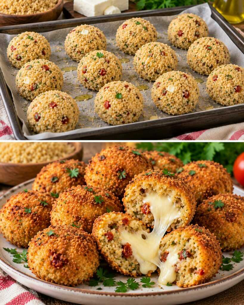 Crocchette di Bulgur Ripiene di Formaggio