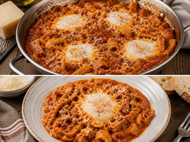 Uova in Trippa alla Romana con Pomodoro e Pecorino – Lazio