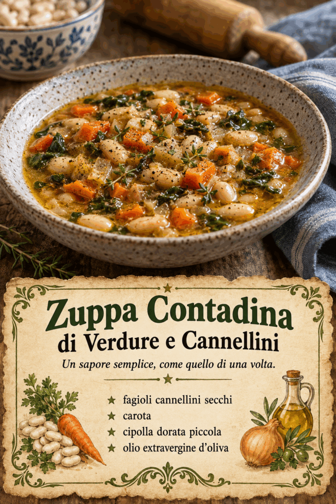 Zuppa Contadina di Verdure e Cannellini