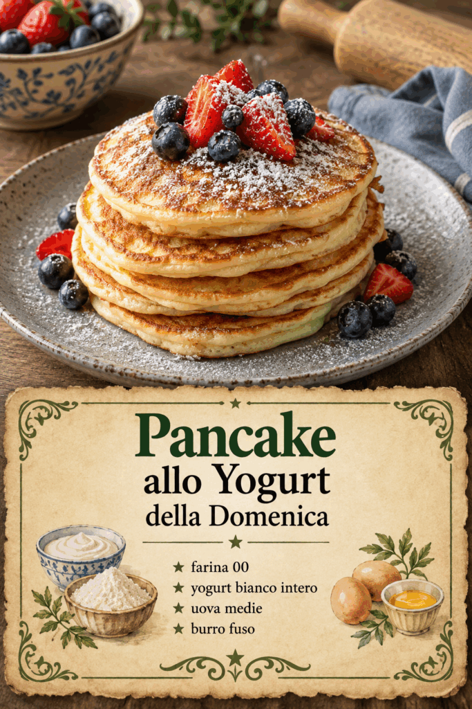 Pancake allo Yogurt della Domenica
