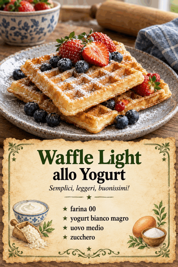 Waffle Light allo Yogurt