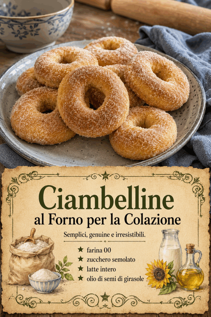 Ciambelline al Forno per la Colazione