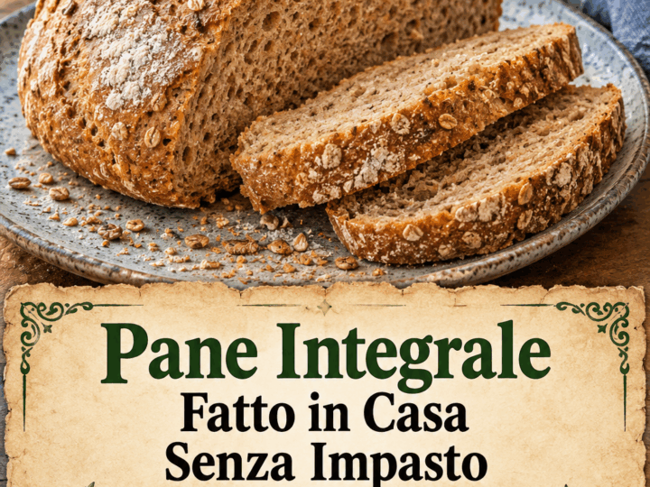 Pane Integrale Fatto in Casa Senza Impasto