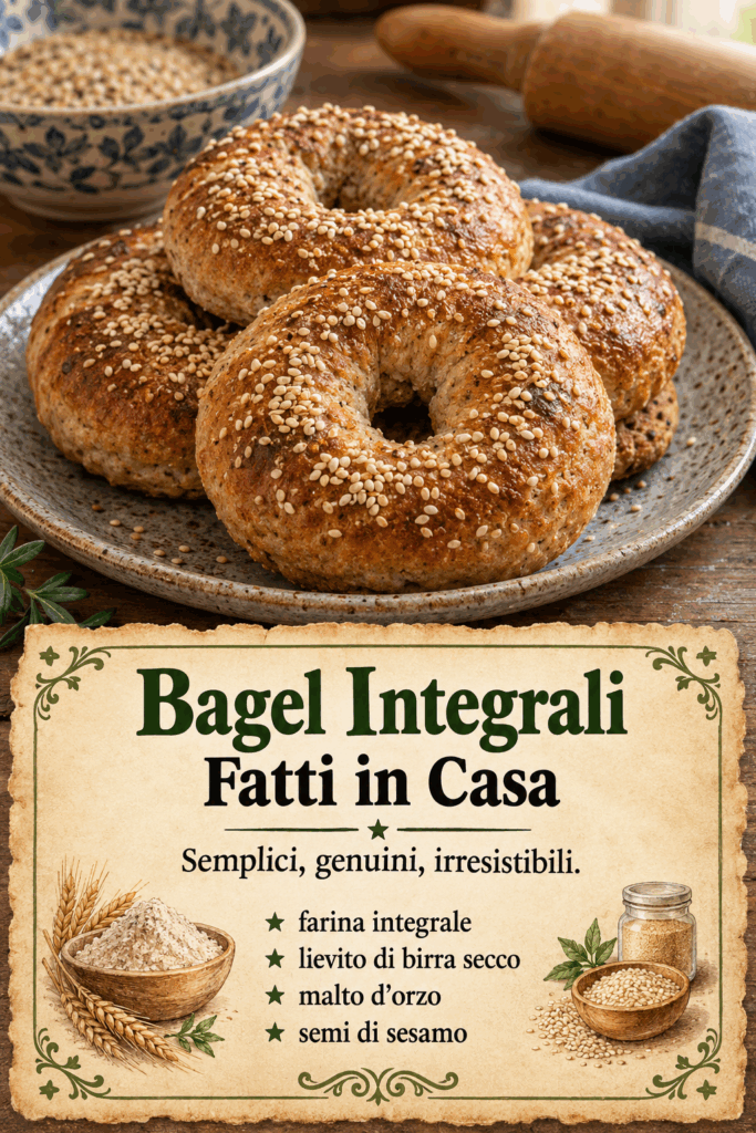 Bagel Integrali Fatti in Casa