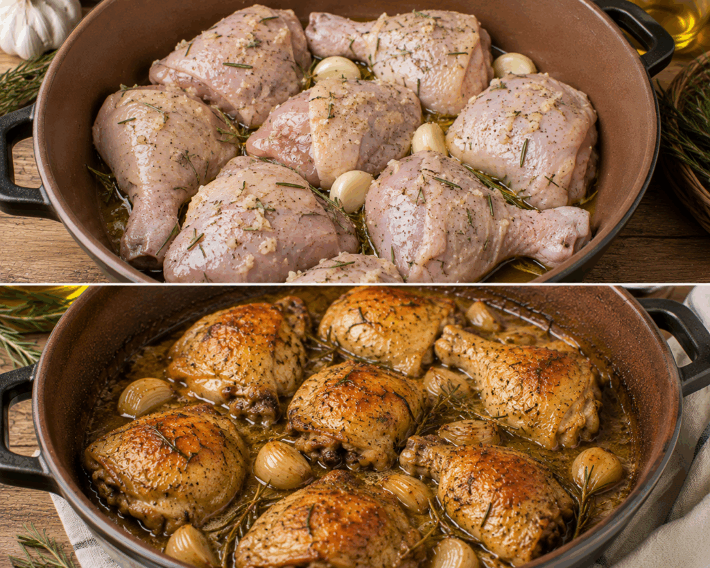 Pollo in Potacchio alla Marchigiana con Aglio e Rosmarino – Marche