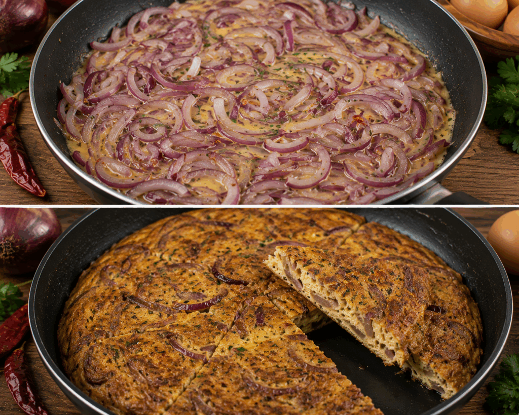 Frittata di Cipolle Rosse alla Calabrese – Calabria
