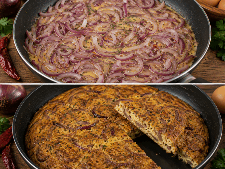 Frittata di Cipolle Rosse alla Calabrese – Calabria