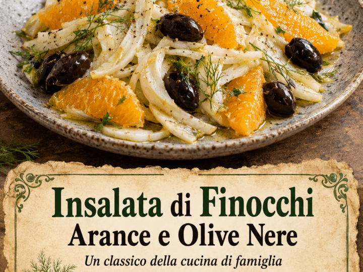 Insalata di Finocchi Arance e Olive Nere