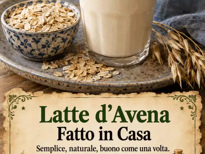 Latte d&rsquo;Avena Fatto in Casa