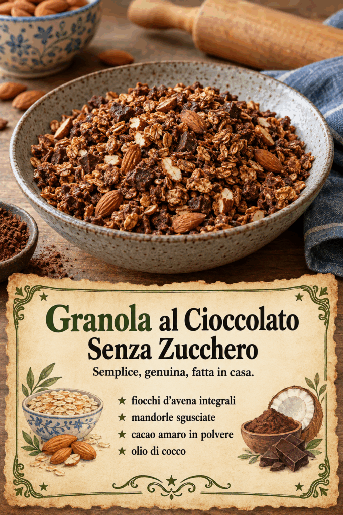 Granola al Cioccolato Senza Zucchero