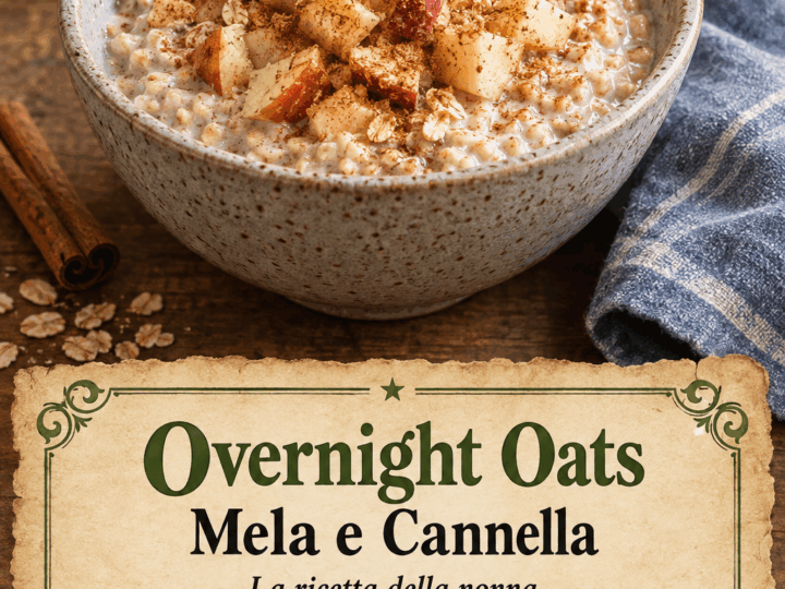 Overnight Oats Mela e Cannella