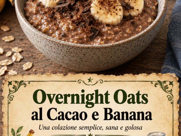 Overnight Oats al Cacao e Banana