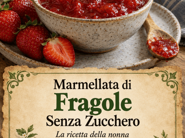 Marmellata di Fragole Senza Zucchero
