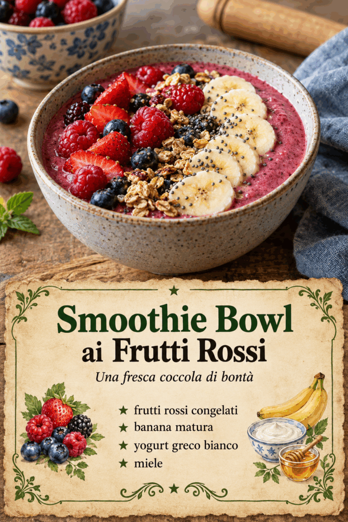 Smoothie Bowl ai Frutti Rossi
