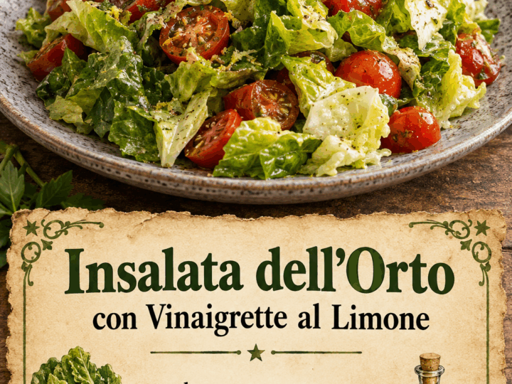 Insalata dell&rsquo;Orto con Vinaigrette al Limone