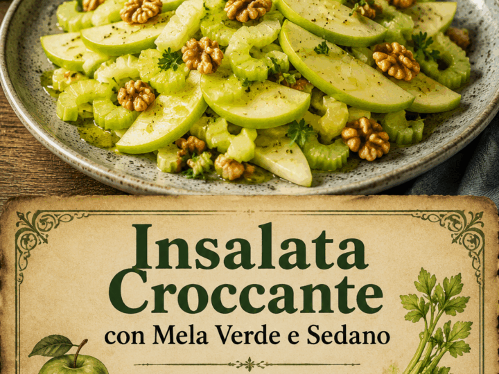 Insalata Croccante con Mela Verde e Sedano