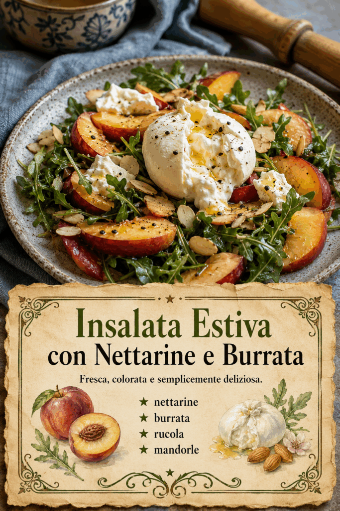 Insalata Estiva con Nettarine e Burrata
