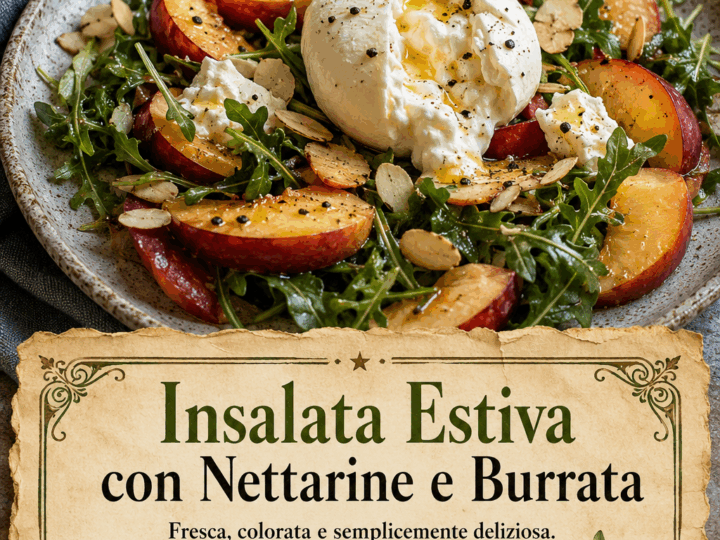 Insalata Estiva con Nettarine e Burrata