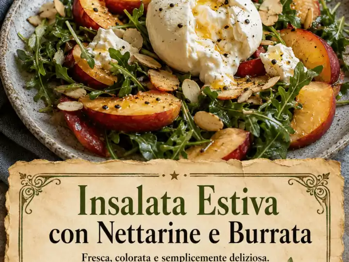 Insalata Estiva con Nettarine e Burrata