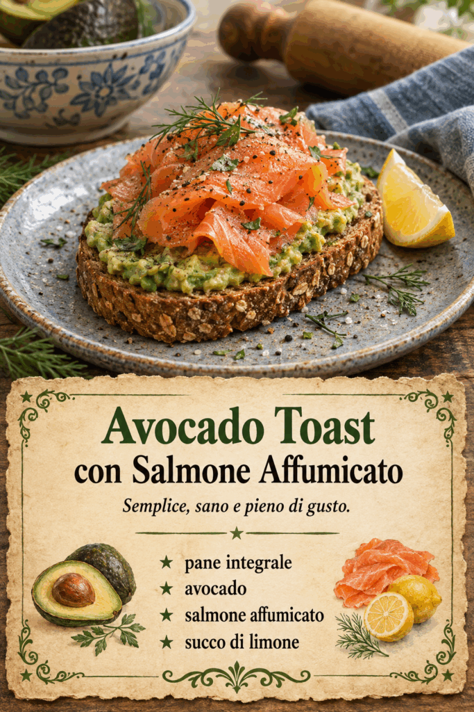 Avocado Toast con Salmone Affumicato