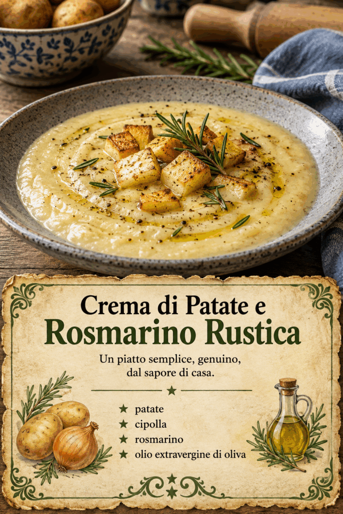 Crema di Patate e Rosmarino Rustica