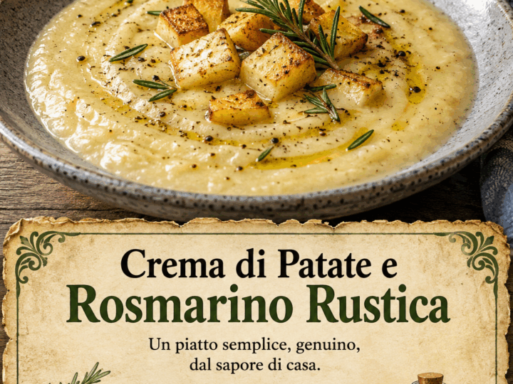 Crema di Patate e Rosmarino Rustica