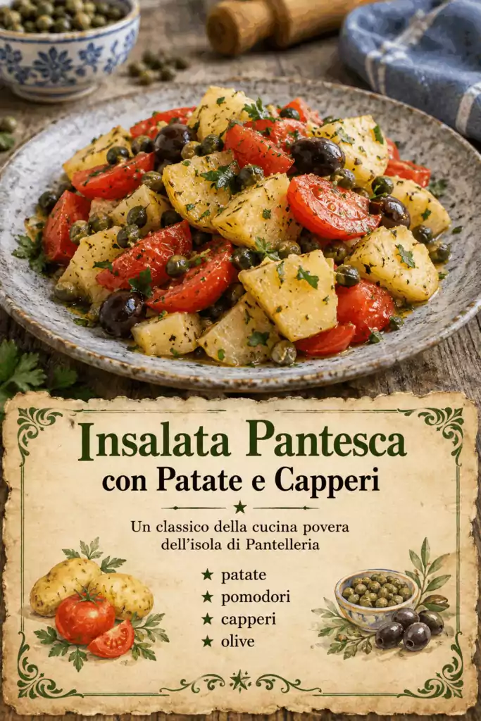 Insalata Pantesca con Patate e Capperi