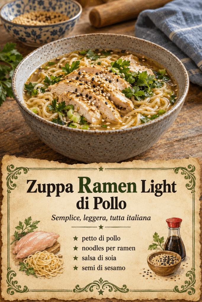 Zuppa Ramen Light di Pollo