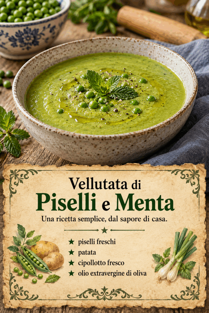 Vellutata di Piselli e Menta