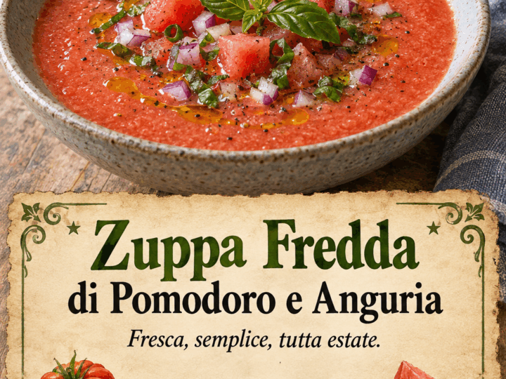 Zuppa Fredda di Pomodoro e Anguria